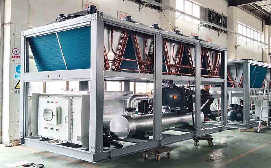 風冷鹽水低溫冷凍機組